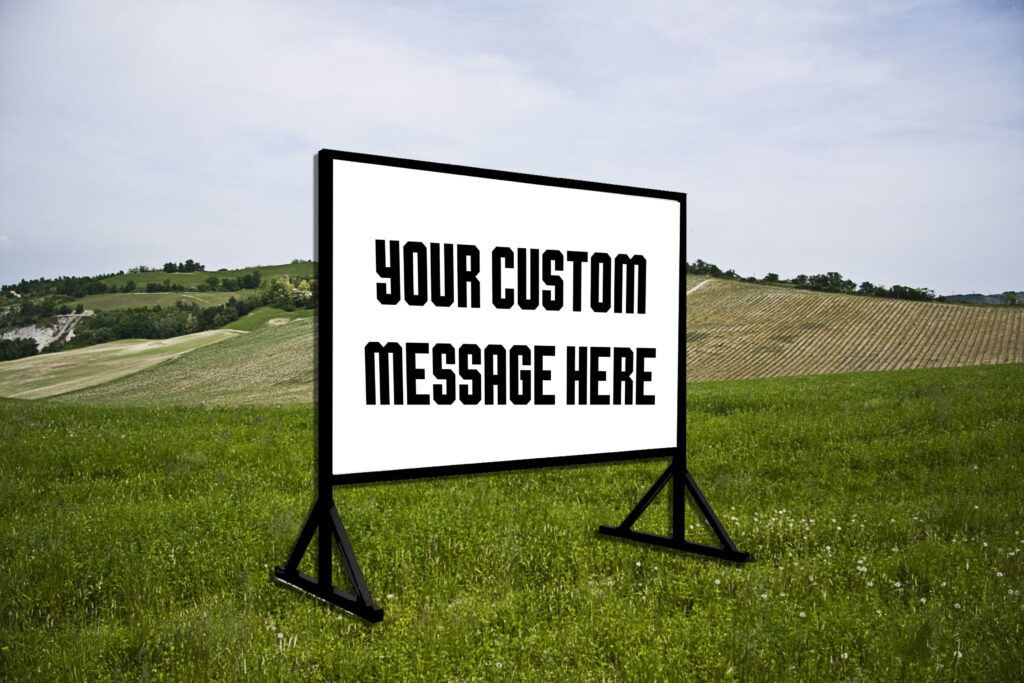 Terms of Service Mobile Sign Frames