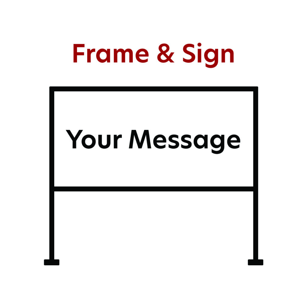 Home Mobile Sign Frames